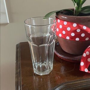 Libbey Duratuff Clear Tall Drinking Glass USA